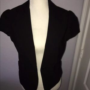 BCBG Max Azria Black Short Sleeve Blazer - Size M